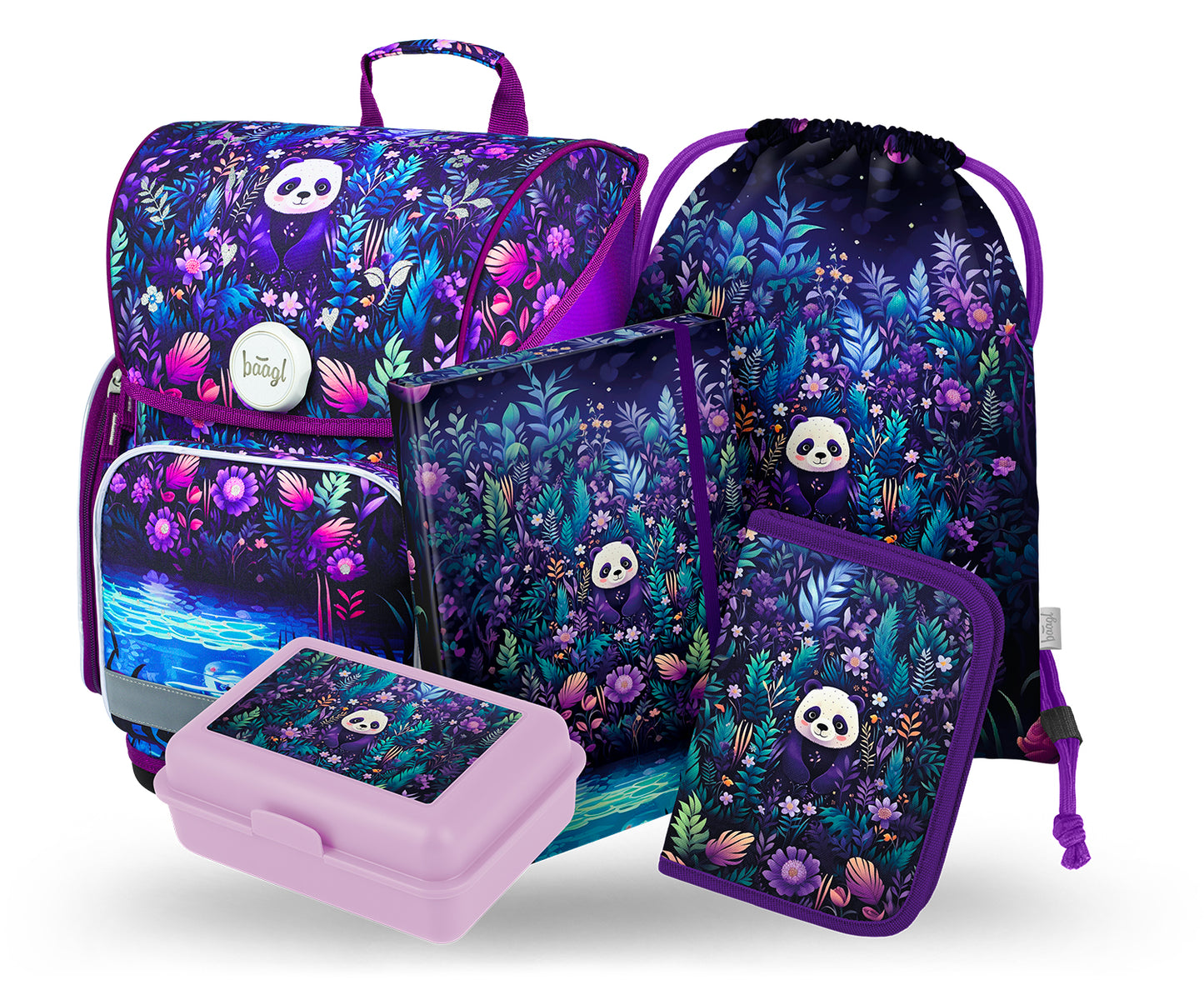 School set Ergo Jungle Panda II