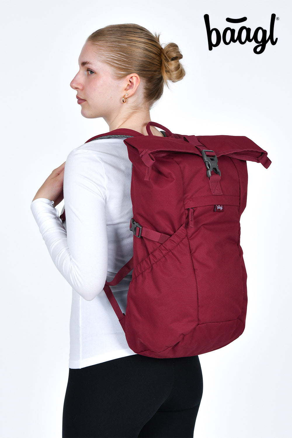 Backpack Roll Burgundy