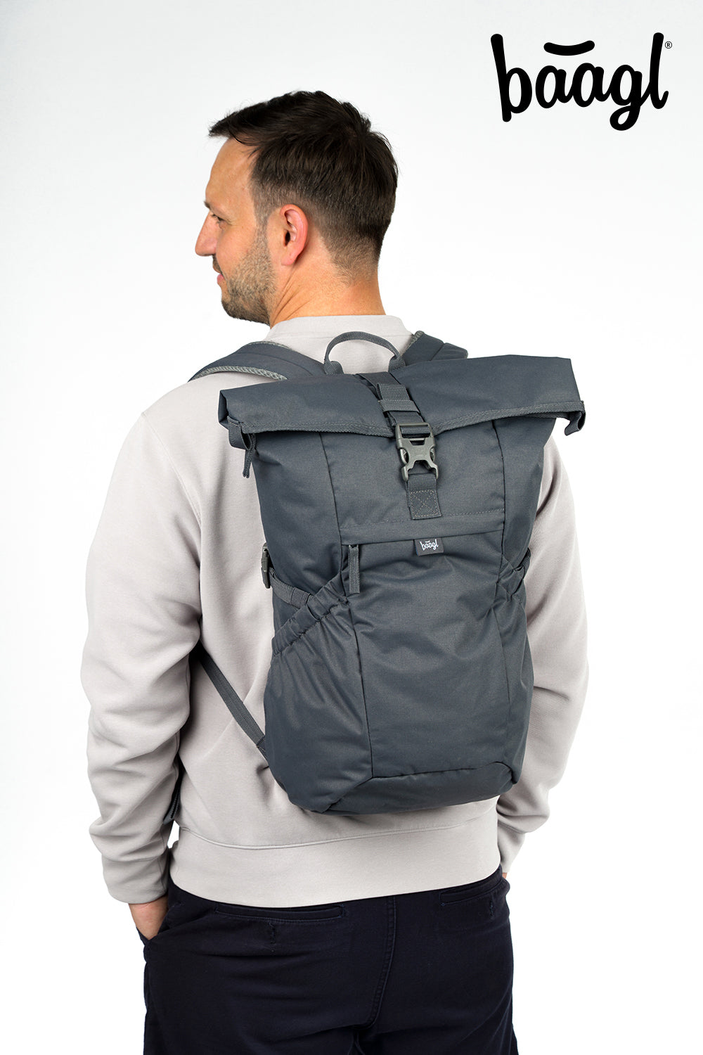Backpack Roll Grey