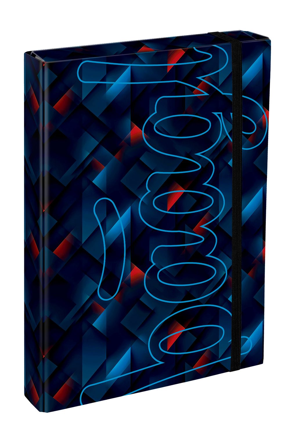 School file folder A4 Jumbo Indigo