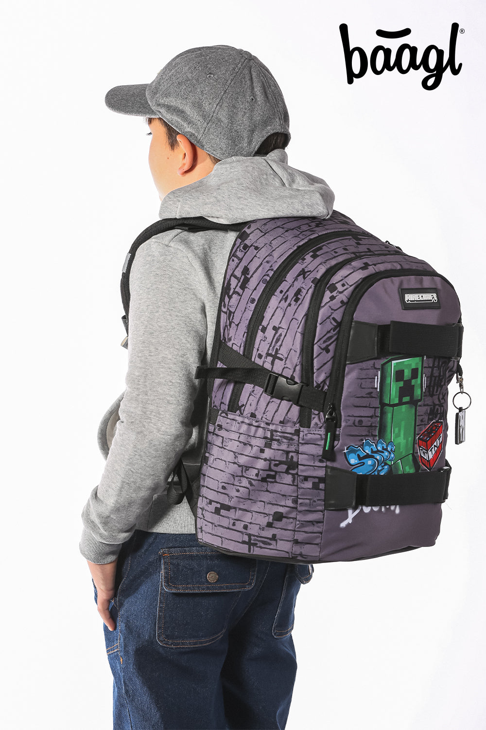 School Backpack Skate Minecraft TNT