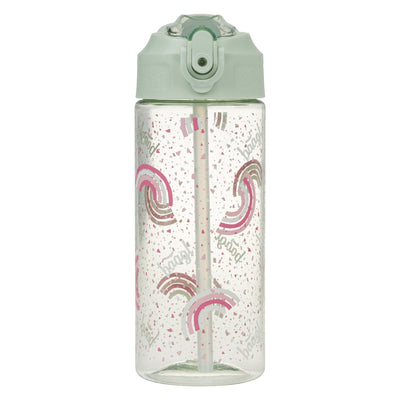 Tritan bottle with straw Rainbow, 500 ml