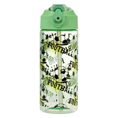 Tritan bottle with straw Football, 500 ml