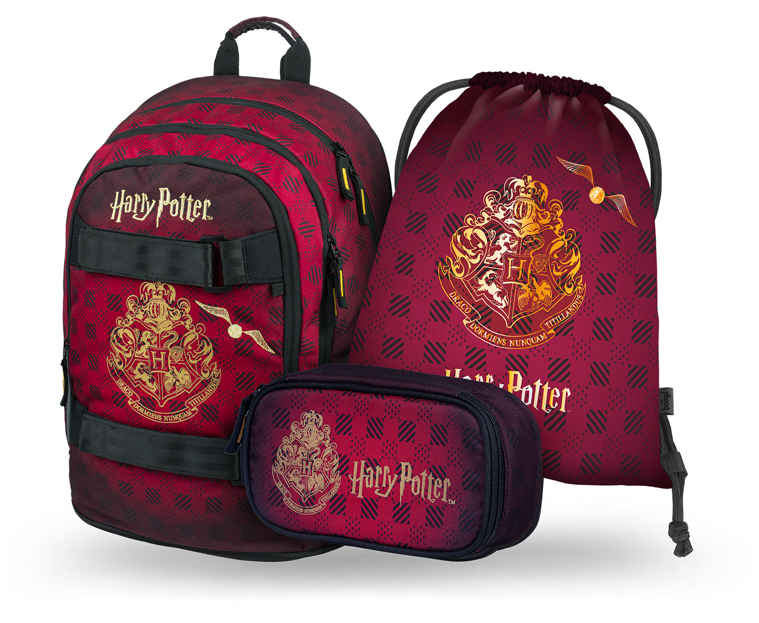 NWT burgundy Hogwarts Backpack Harry Potter Backpack Indiana Boys main image 3