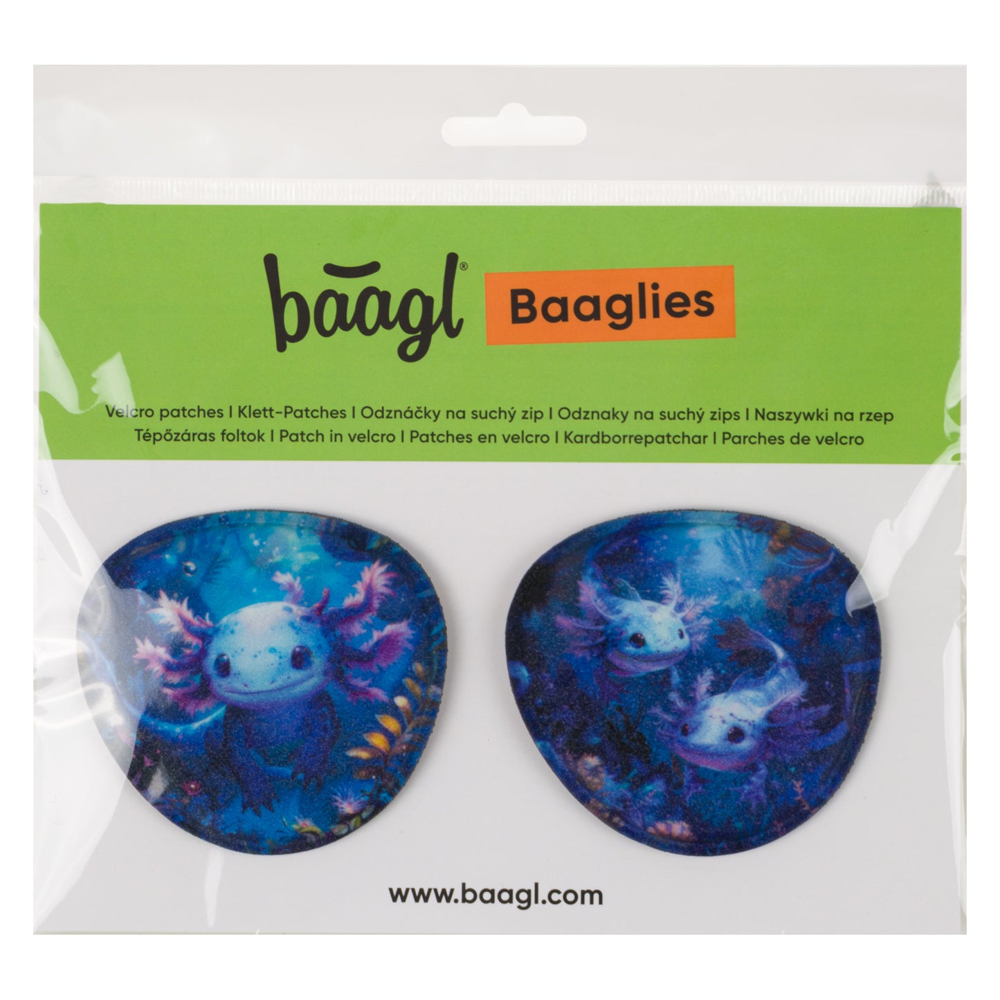 Baaglies patches 2 pcs Axolotl
