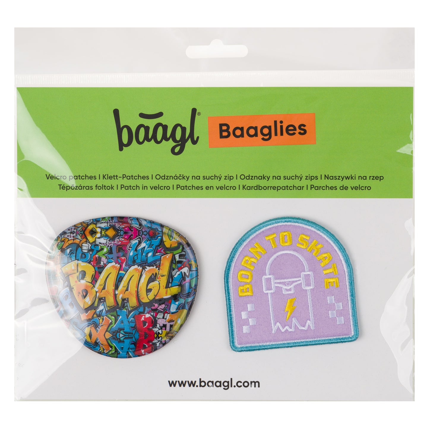 Baaglies patches 2 pcs Skate Park Wall