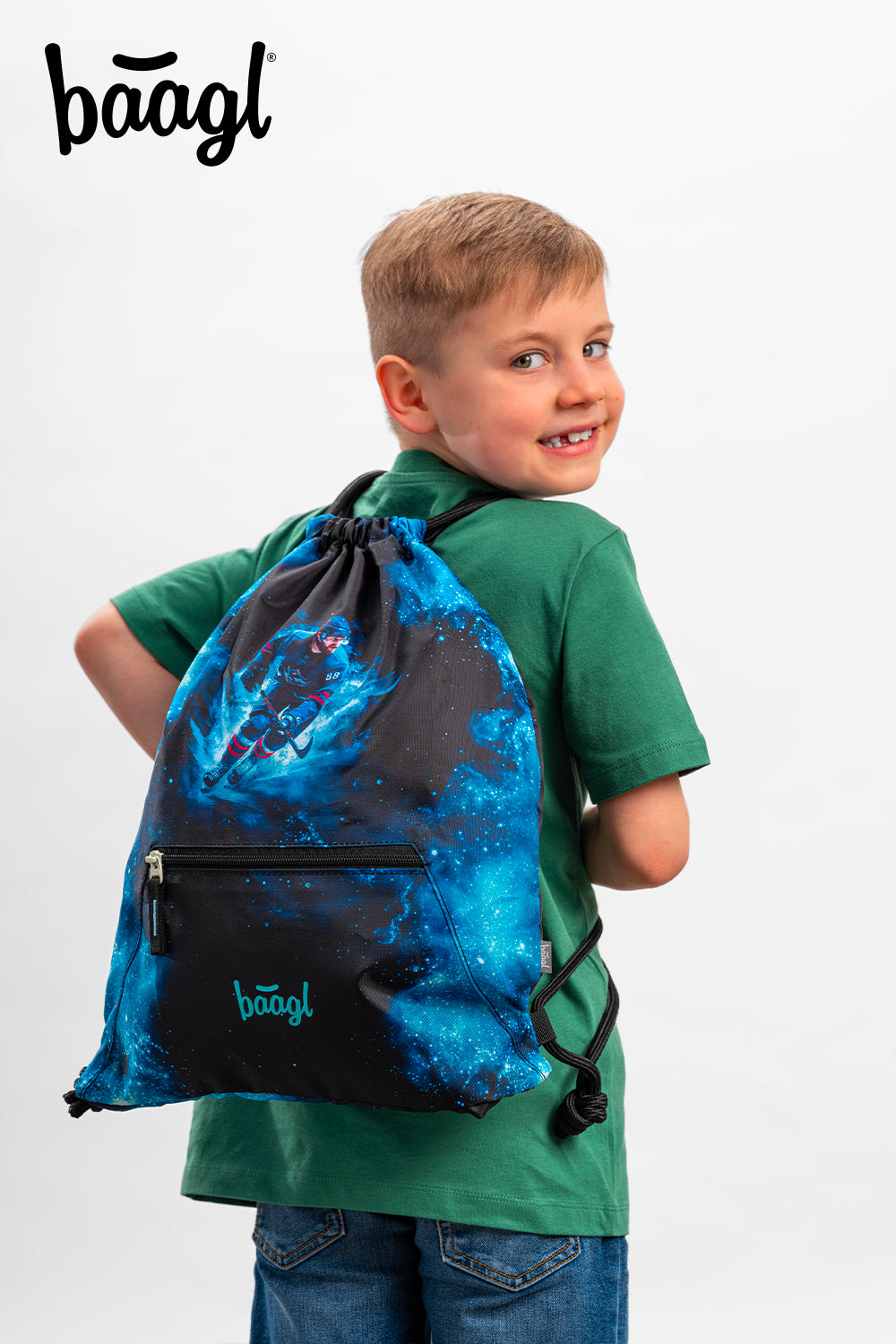 Gym sack with zip pocket Ice hockey
