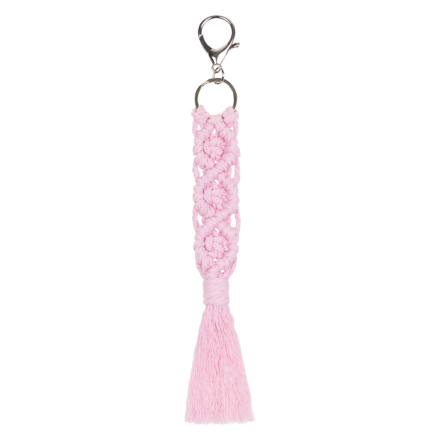 Keychain Macrame pink