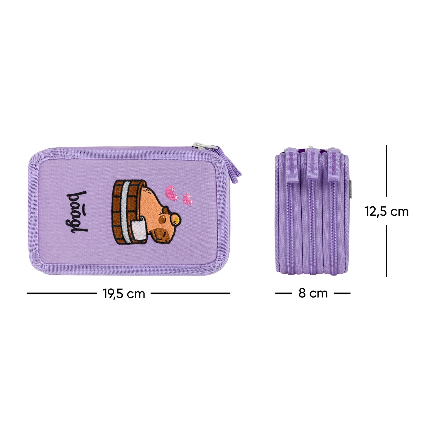 Three-tier pencil case Capybara