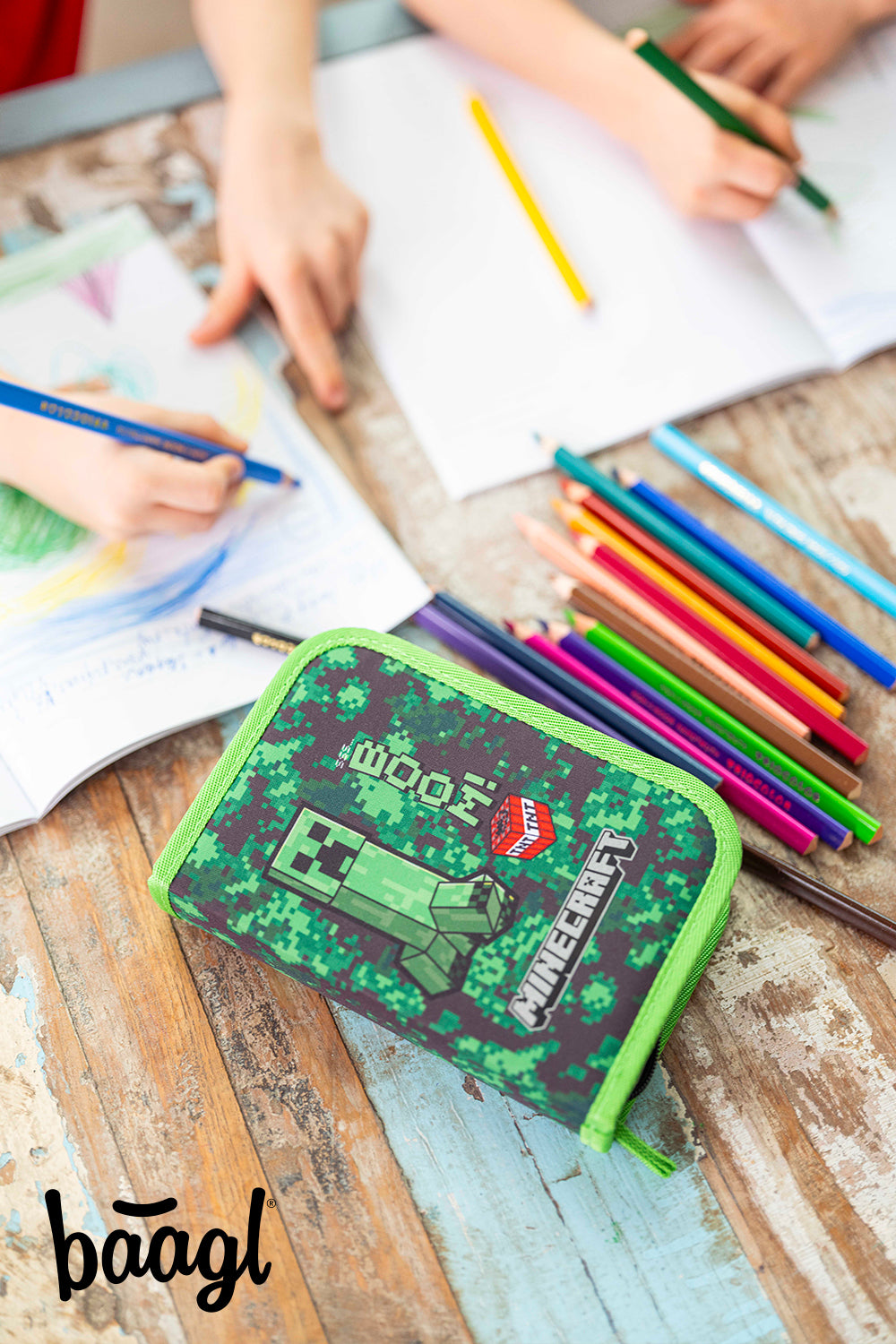 One-tier pencil case Minecraft Boom