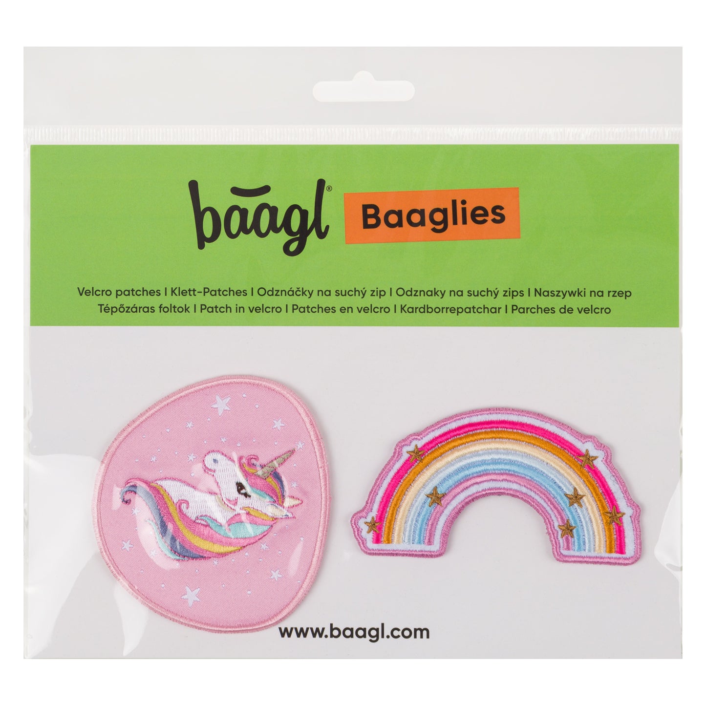 Baaglies patches 2 pcs Rainbow Unicorn