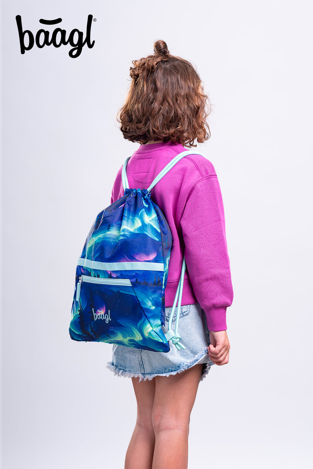 Gym sack with zip pocket Aurora
