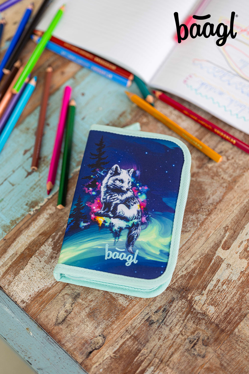 One-tier pencil case Aurora