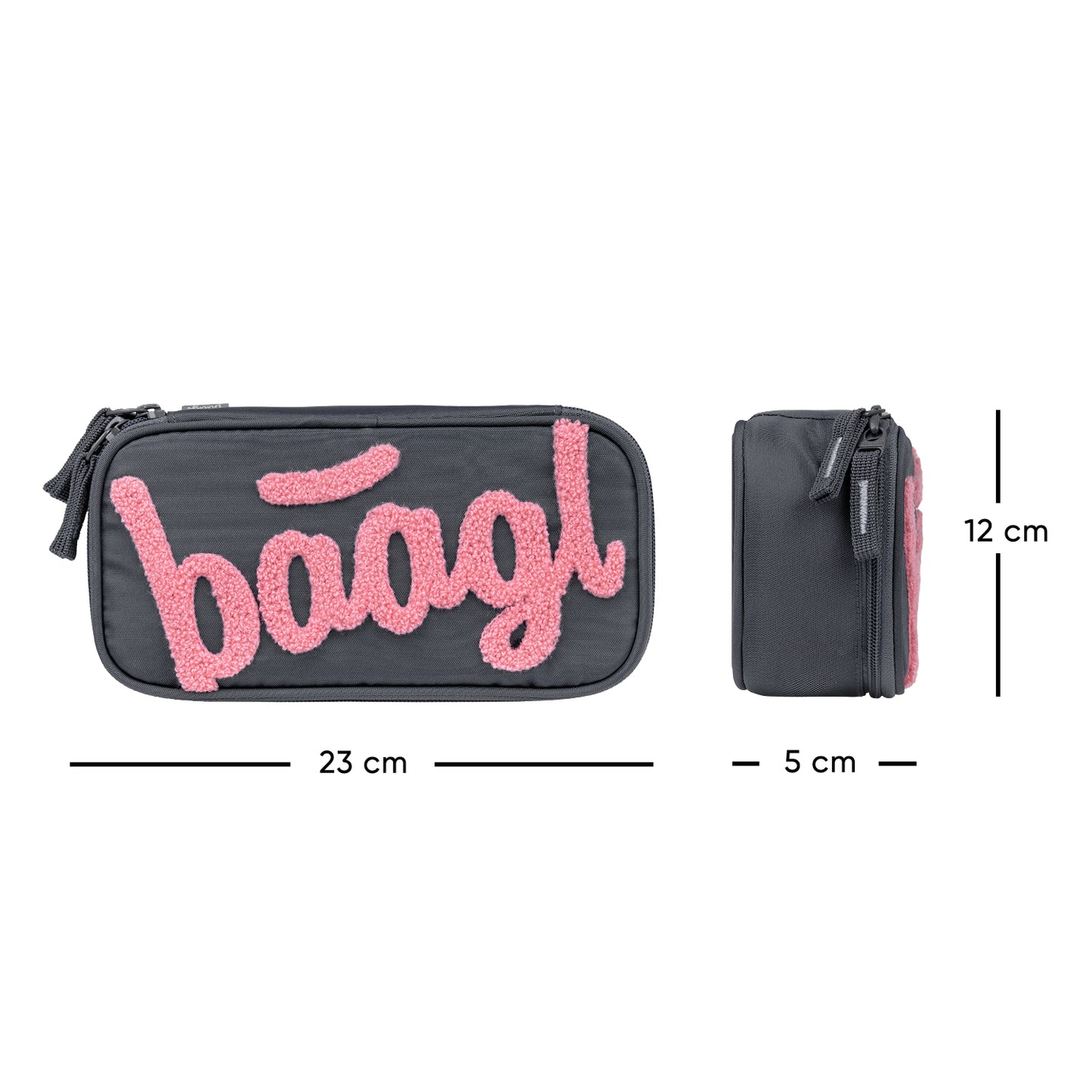 School etui Logo pink