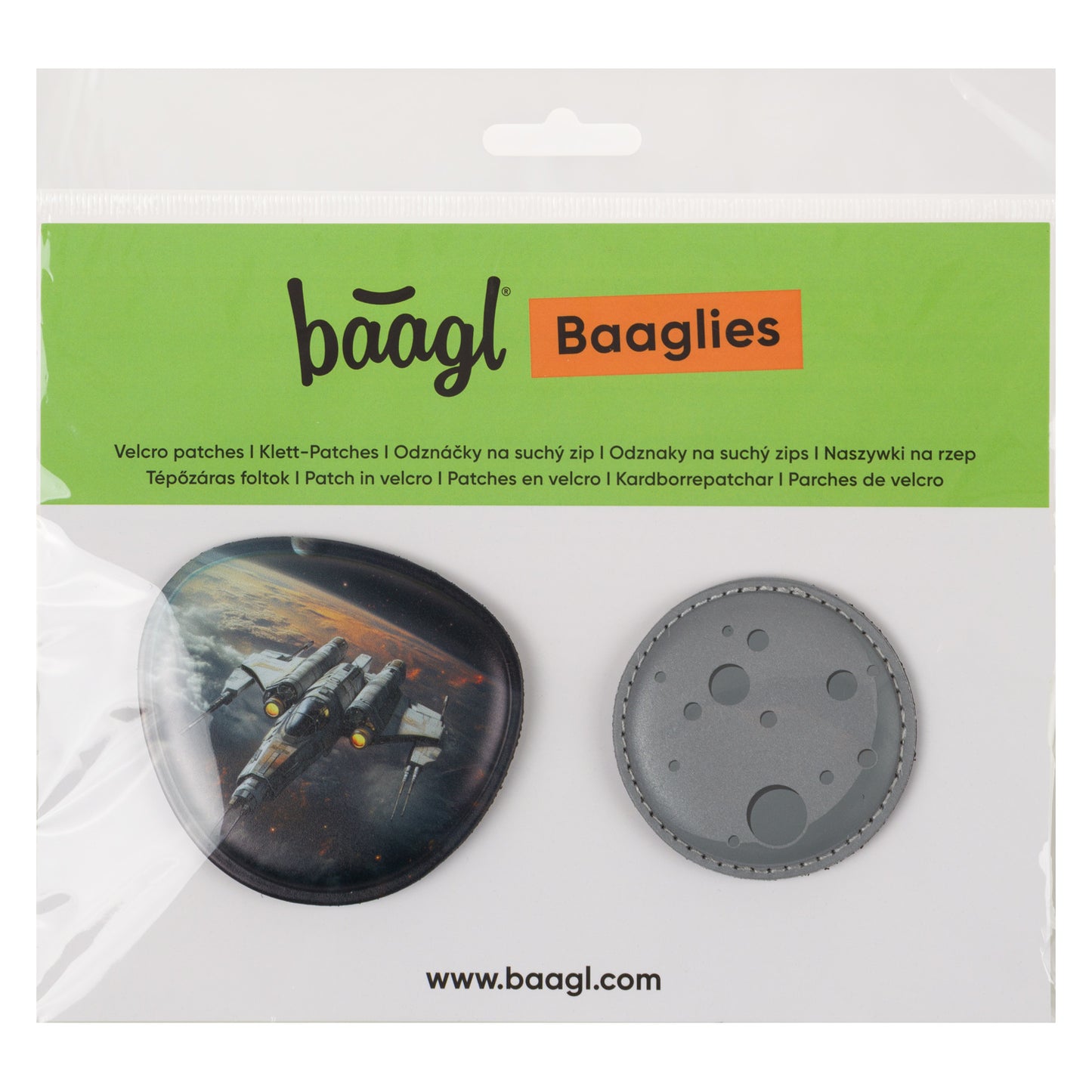 Baaglies patches 2 pcs Universe Moon