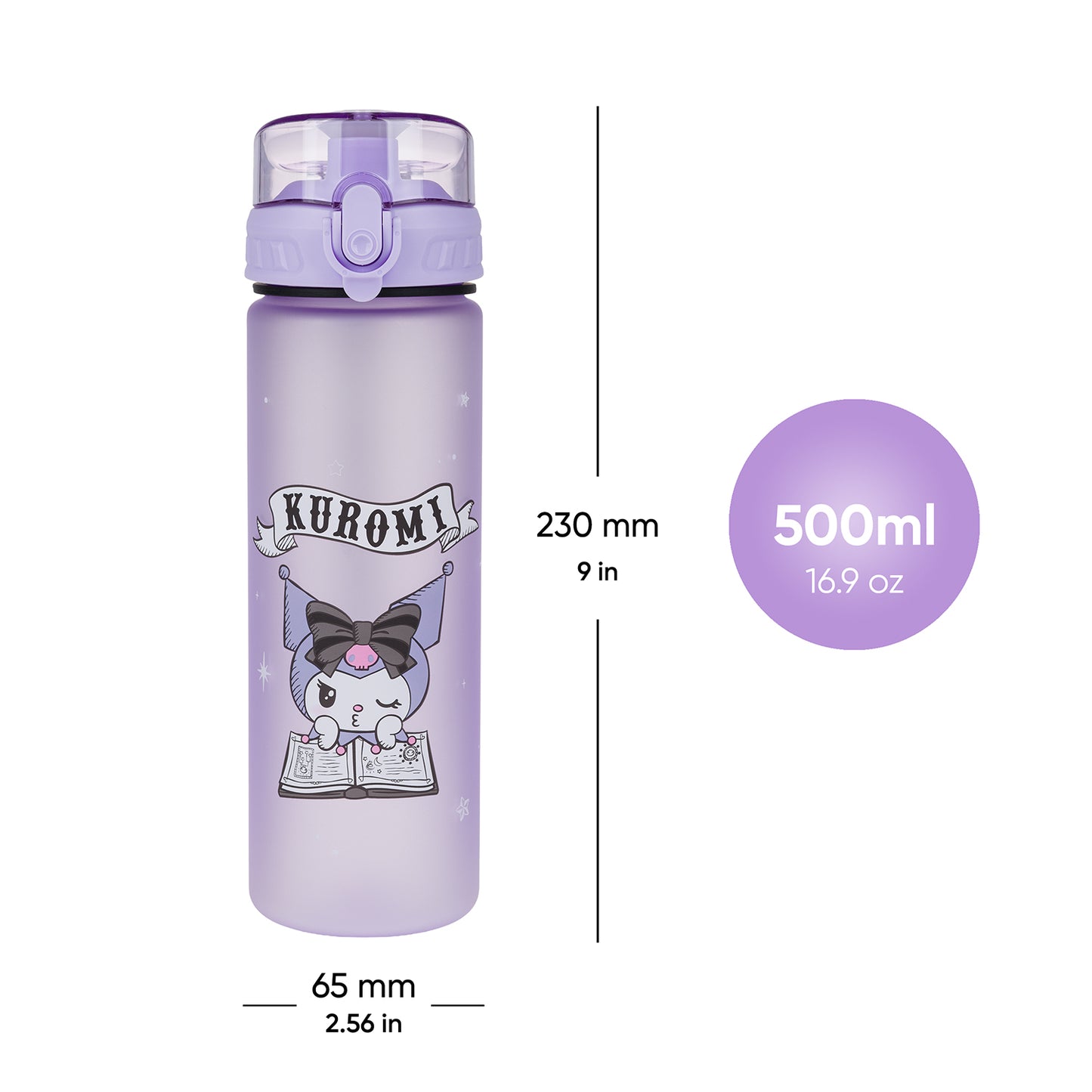 Tritan bottle Kuromi Fortune Dream, 500 ml