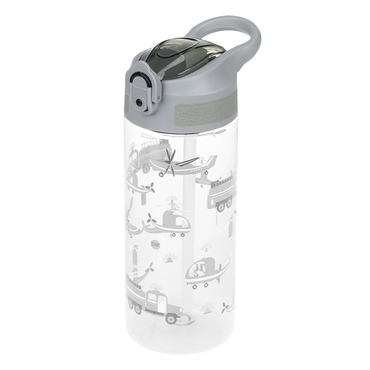 Replacement cap for BAAGL bottle with straw, black