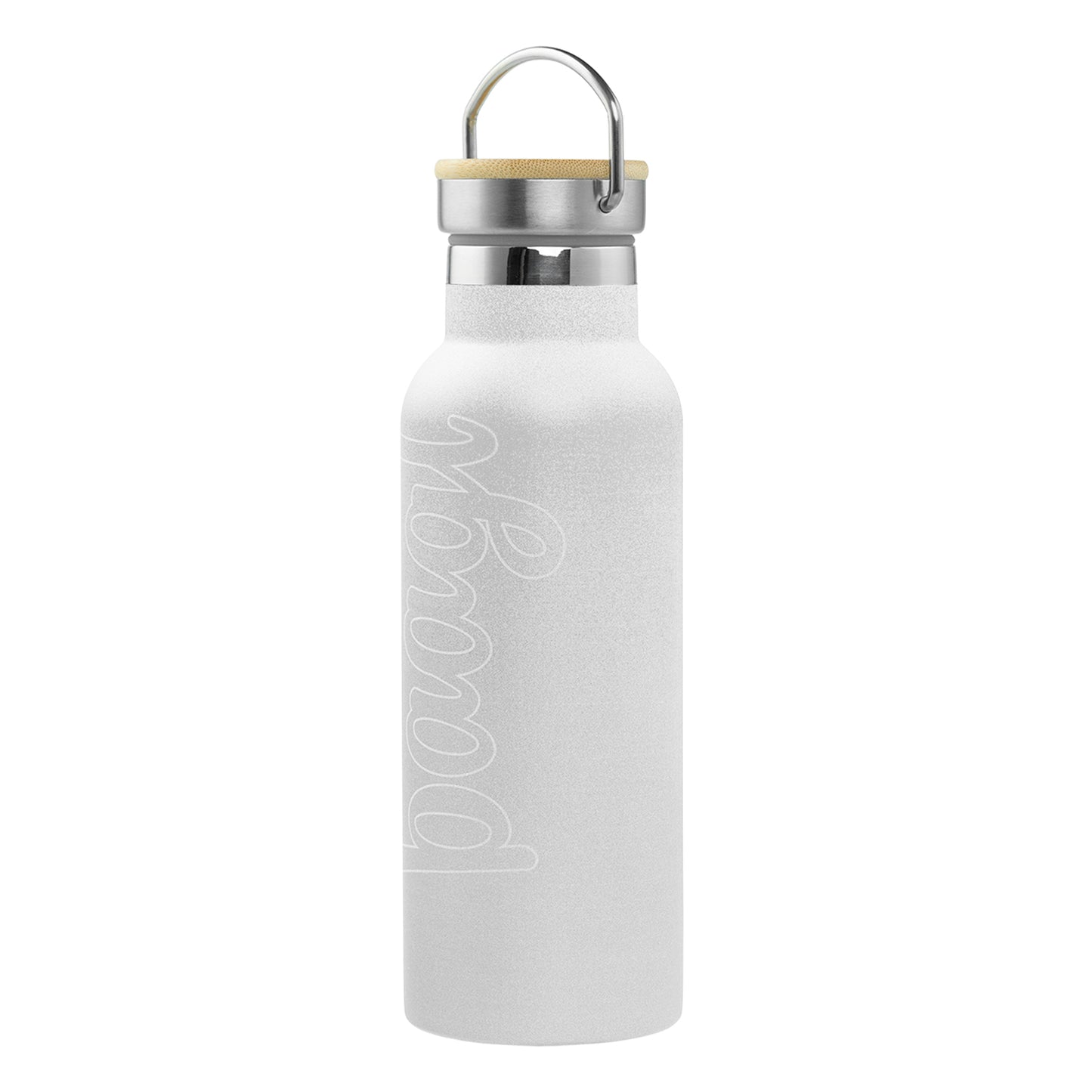 Bamboo-metal replacement cap for BAAGL insulated bottle