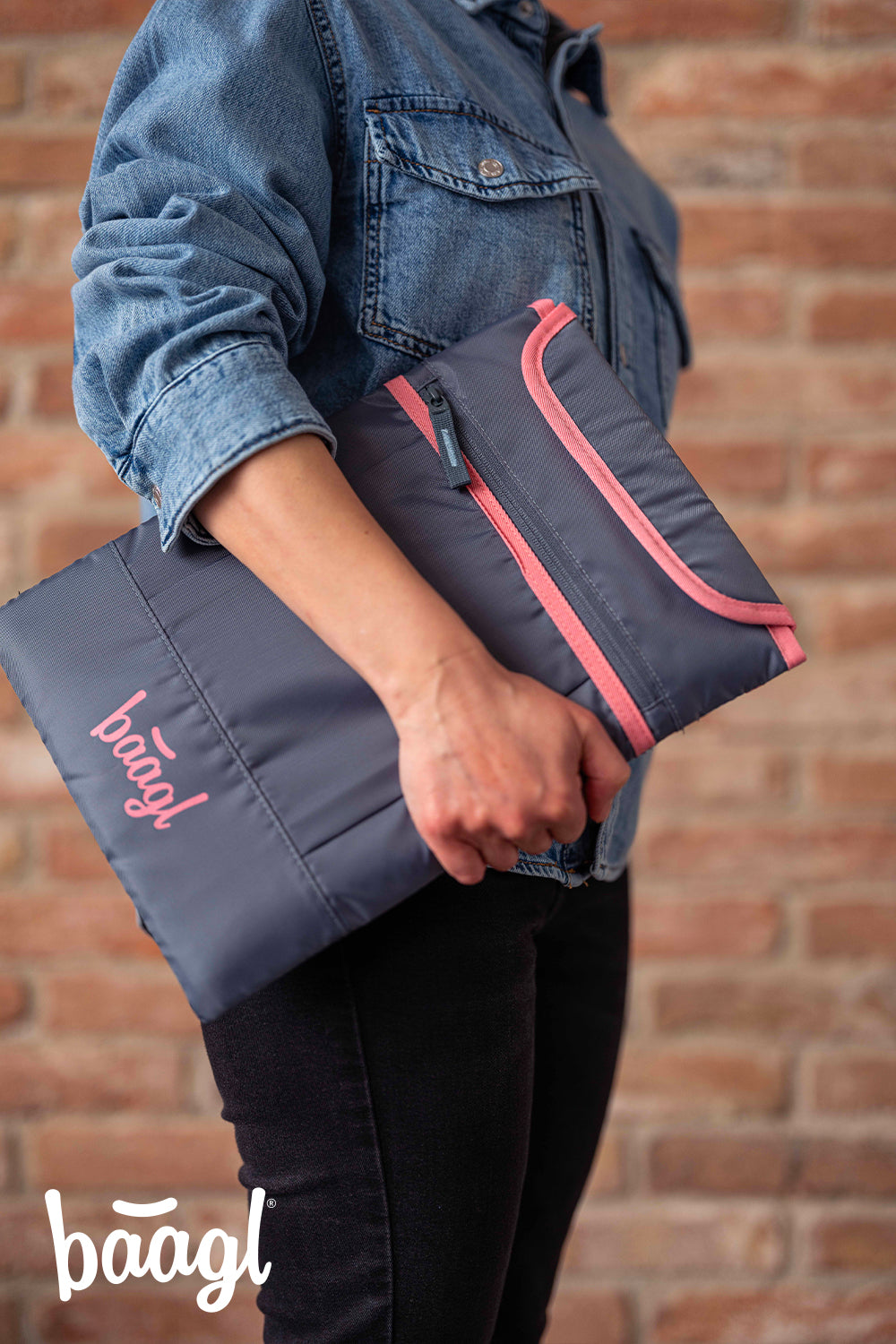 Laptop sleeve Logo pink