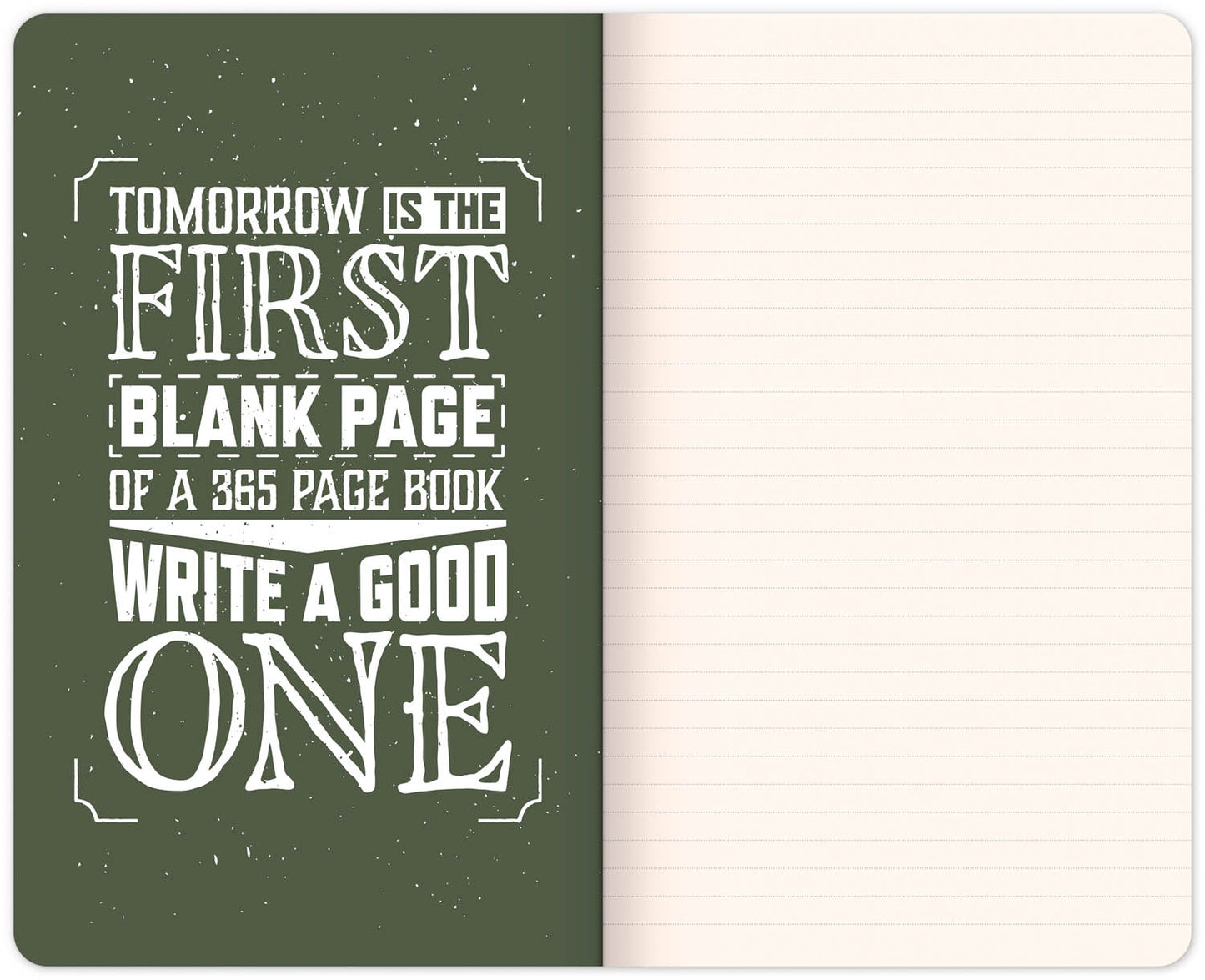 Motivation notebook, lined, 13 × 21 cm