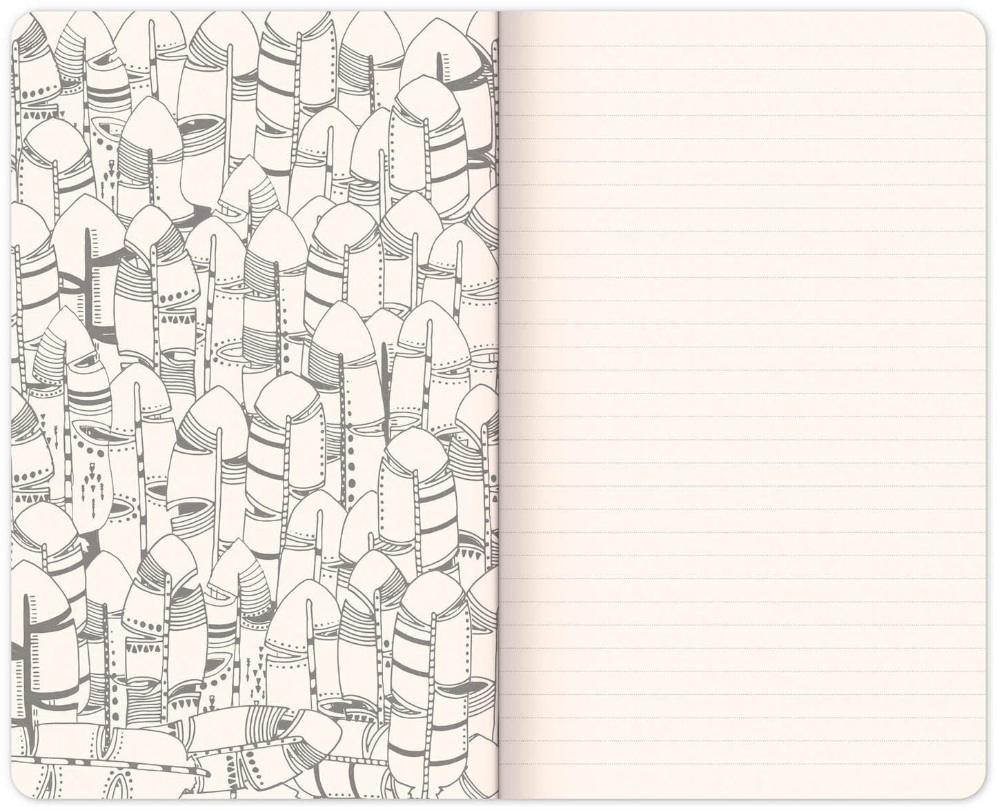 Colour for Fun notebook, lined, 13 × 21 cm