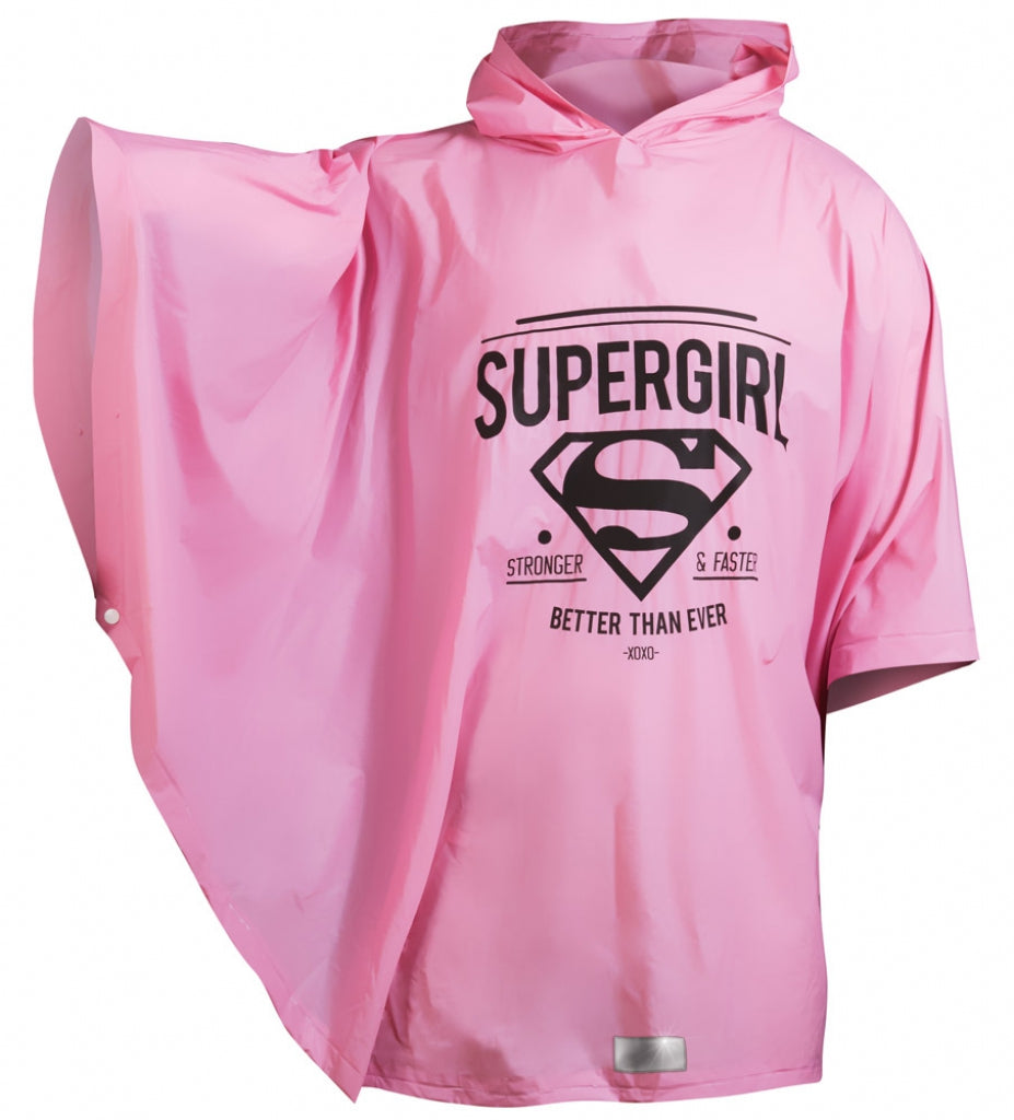 Large backpack with rain poncho Supergirl – STAY CALM