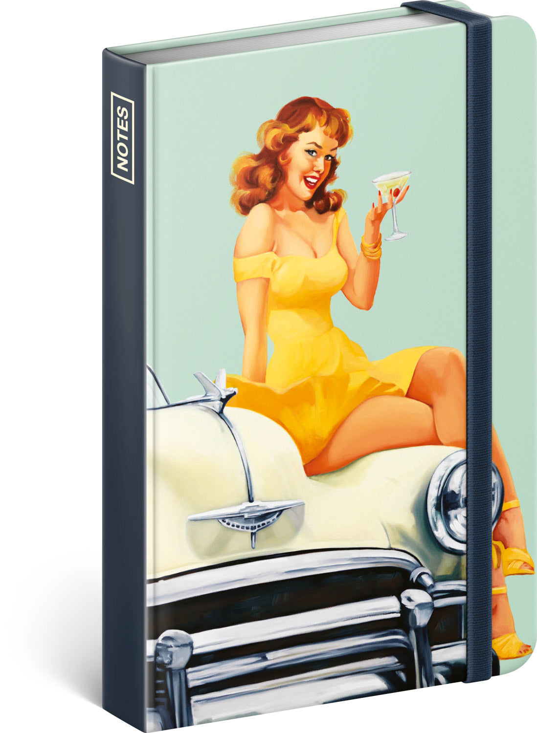 Notebook Pin–up Girls, lined, 11 × 16 cm