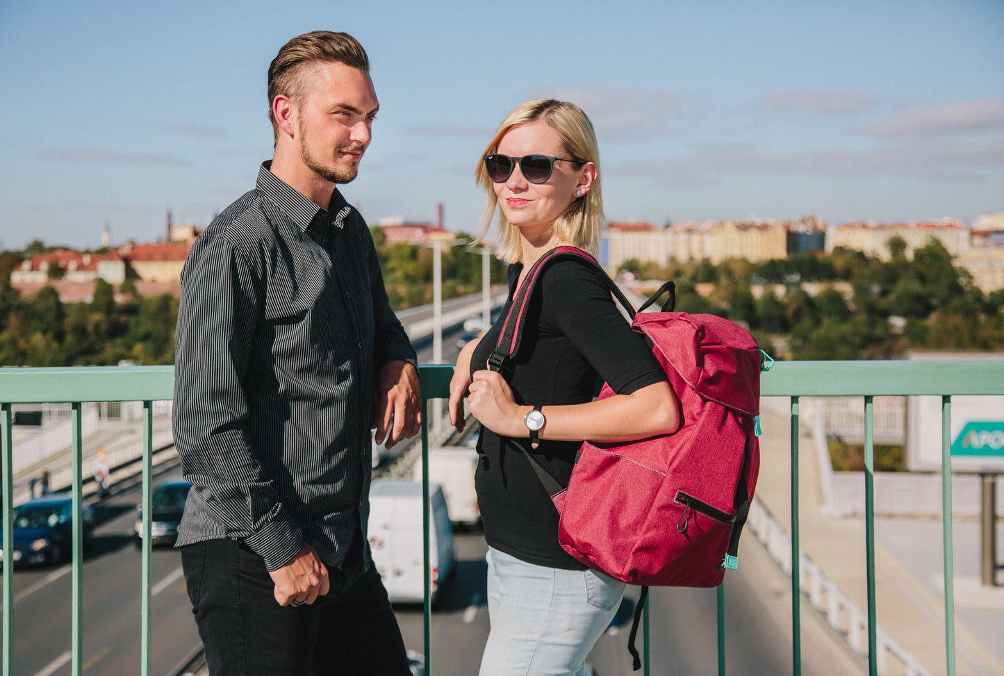 Student backpack Red