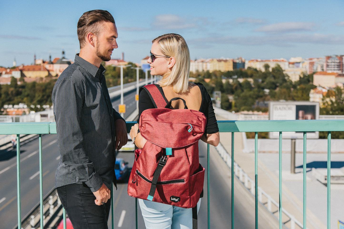 Student backpack Red