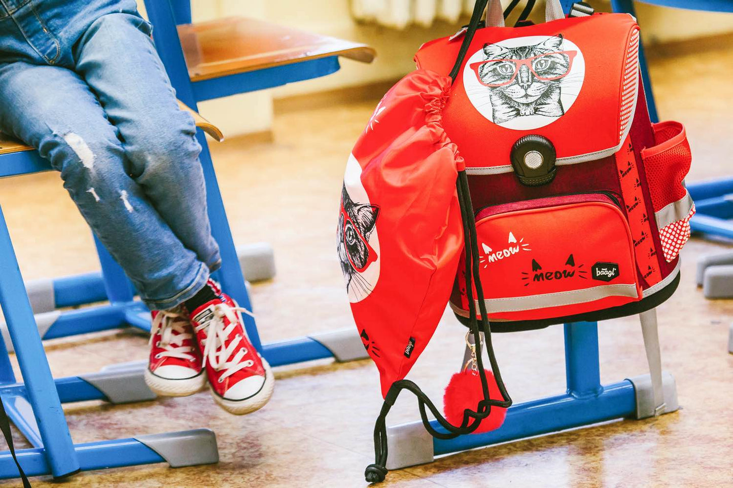 School bag Classic Cat