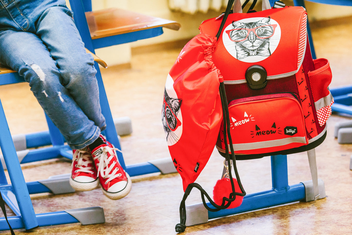 School bag Classic Cat