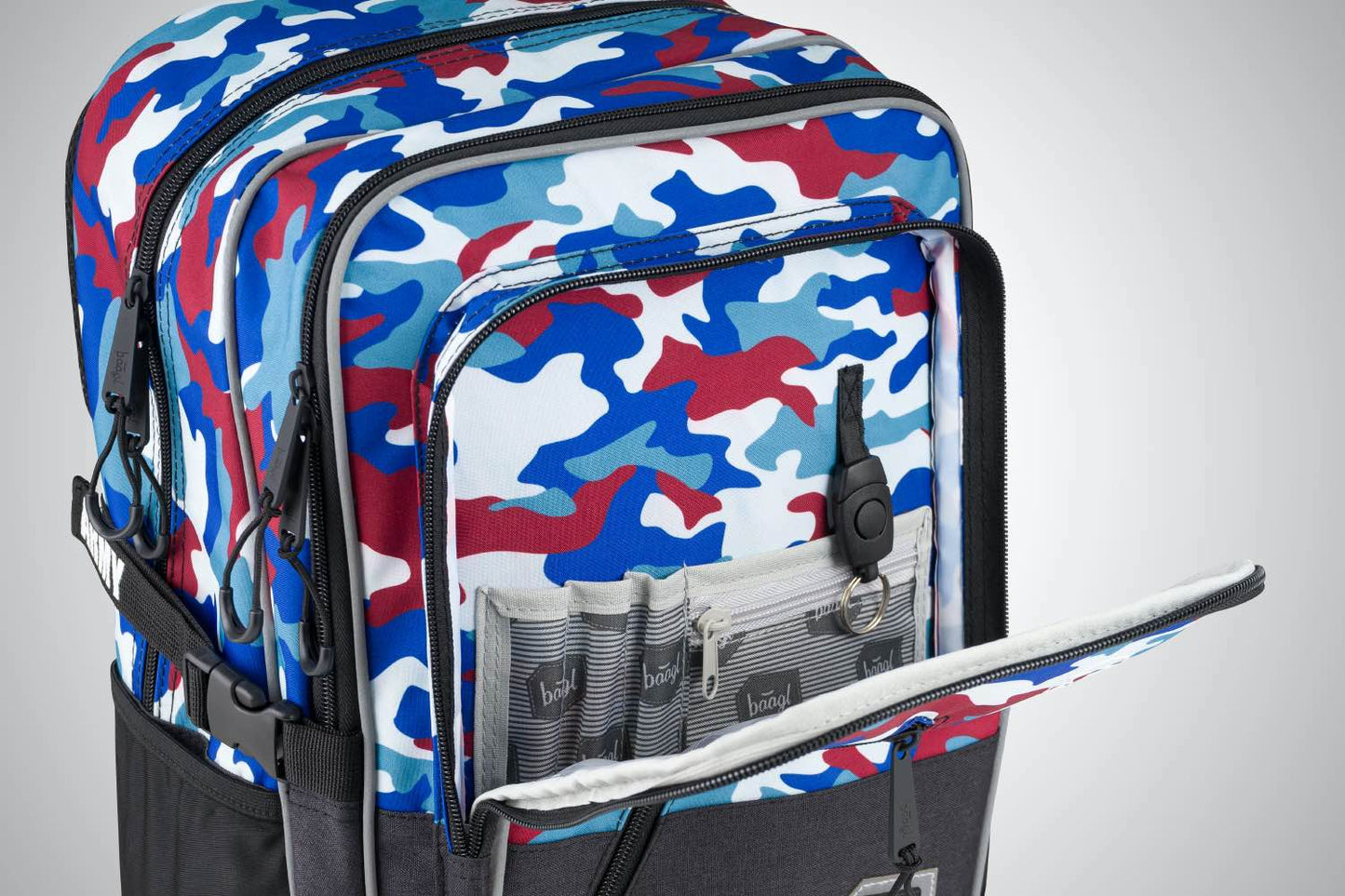School backpack Cubic Army