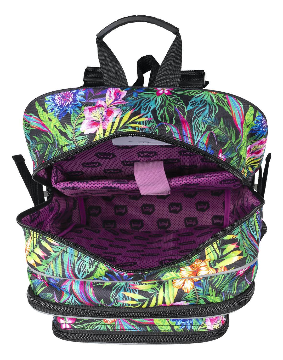 School backpack Cubic Tropical
