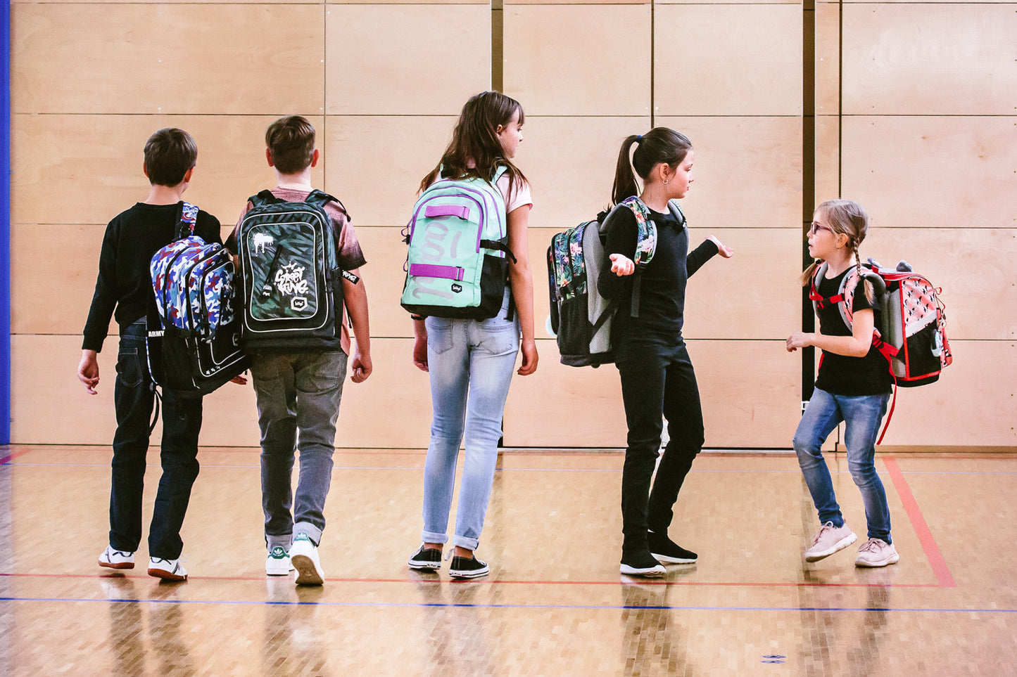 School backpack Skate Mint