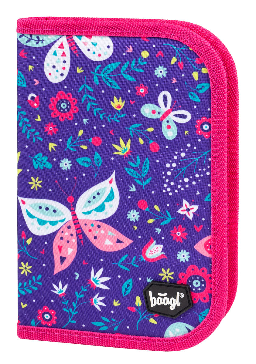 School pencil case Butterfly