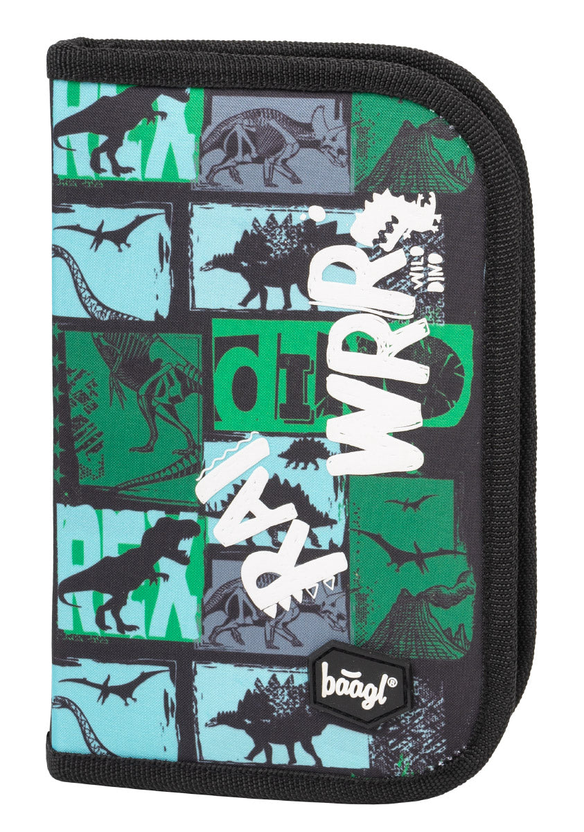 School pencil case Dino