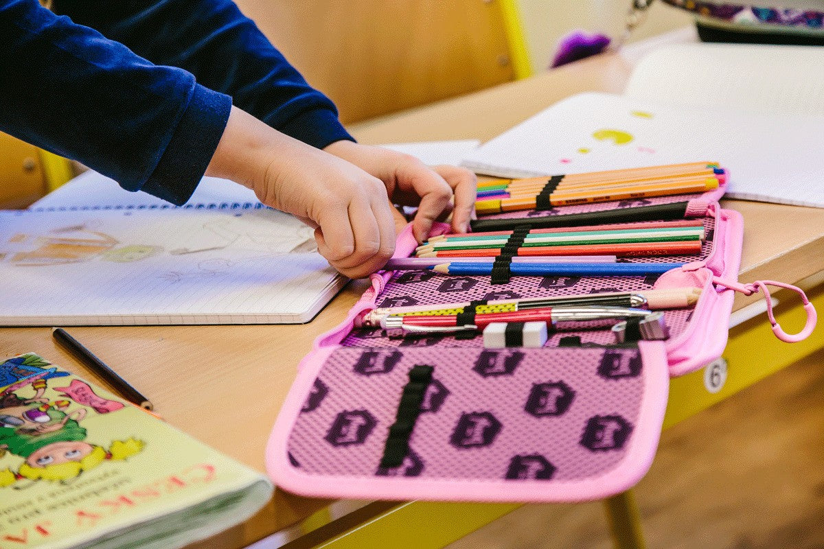 One-tier pencil case Unicorn