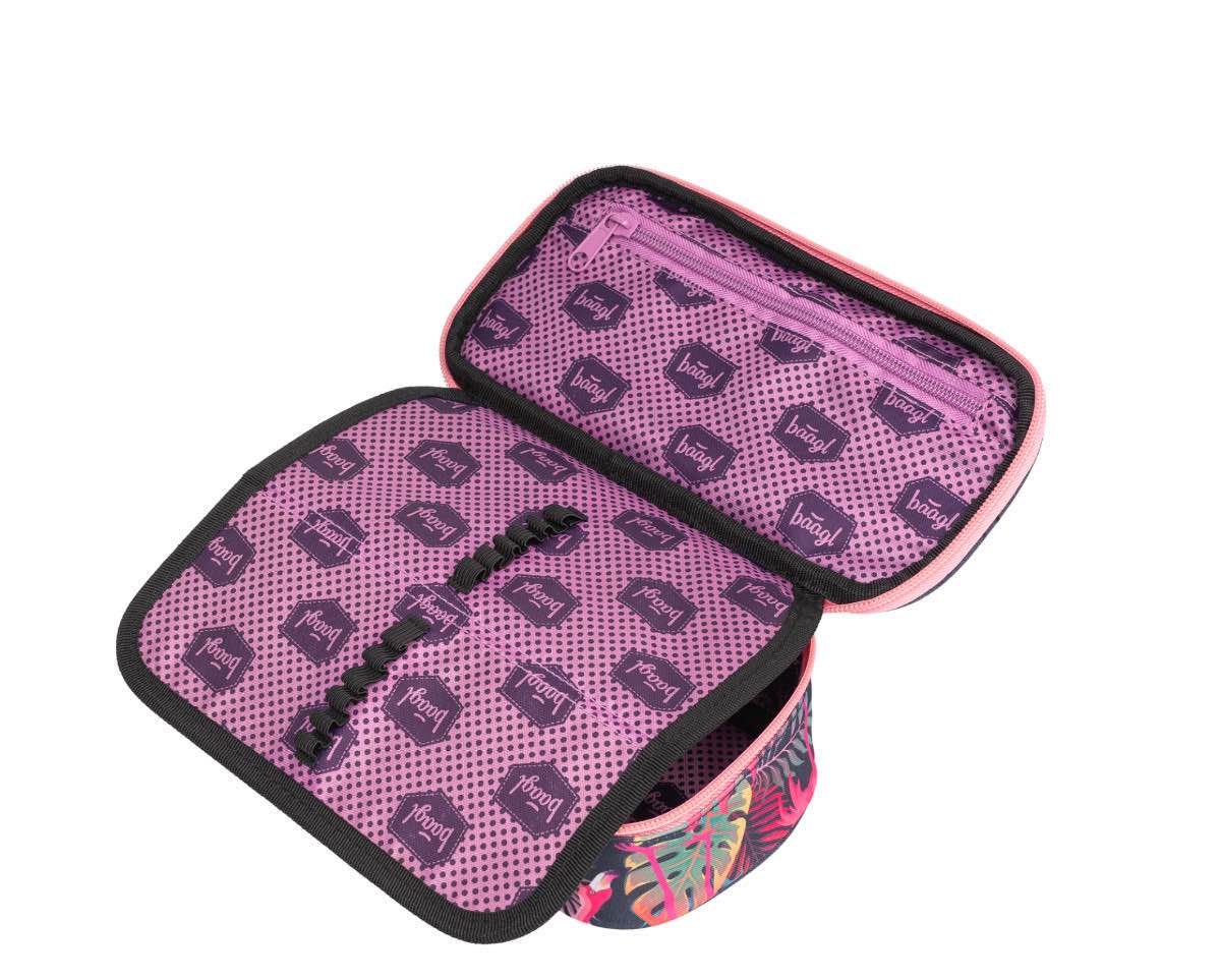 School etui Flamingo