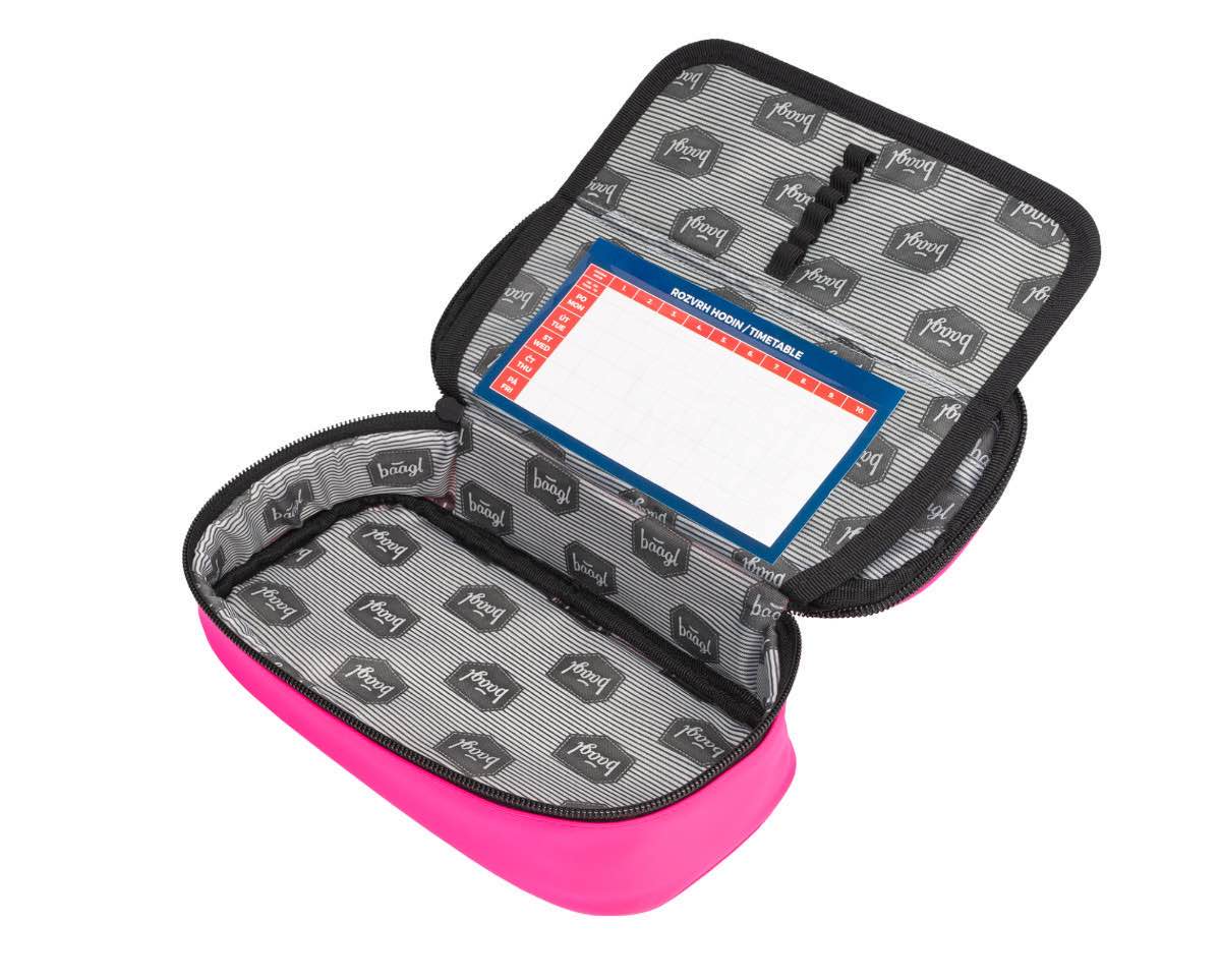 School etui Skate Pink