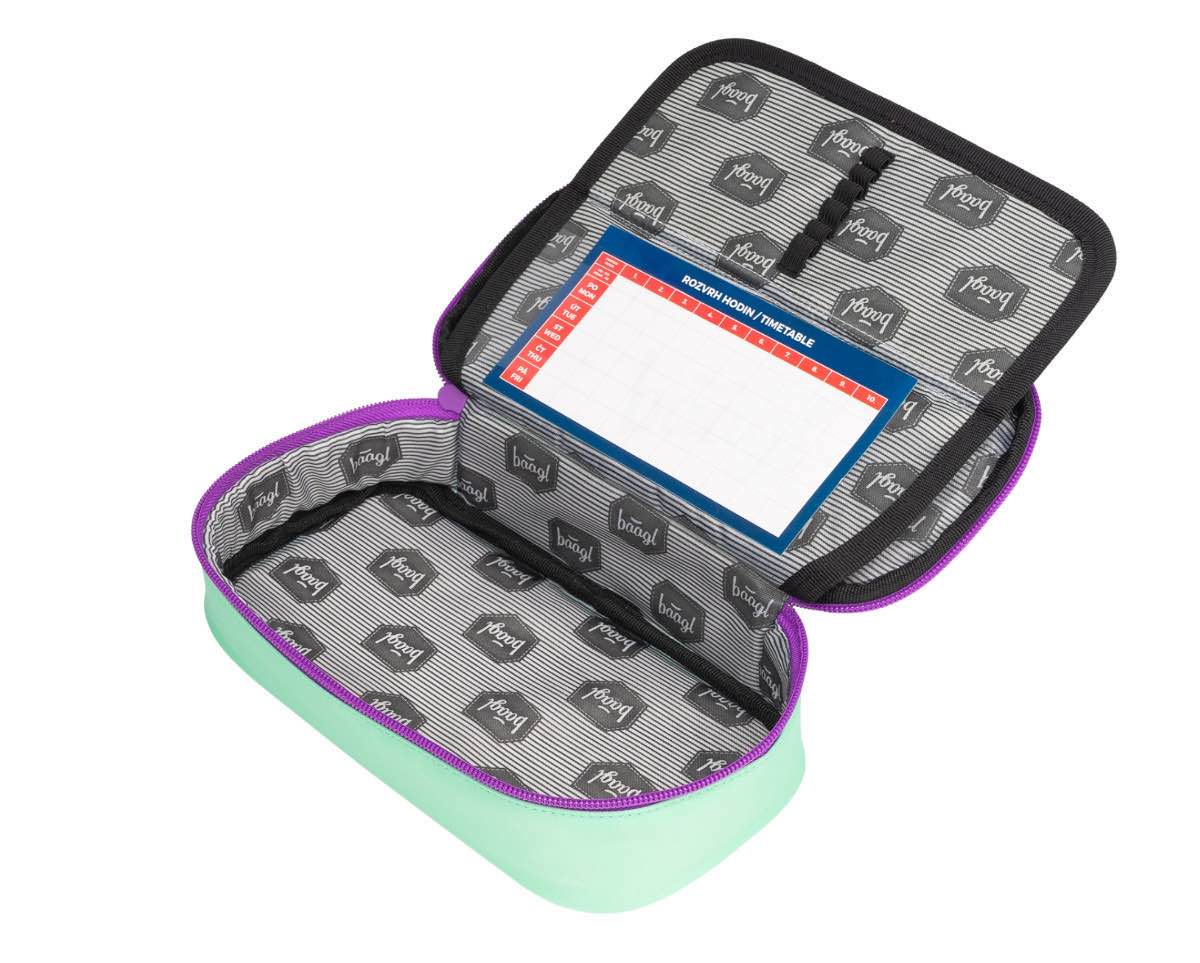 School etui Skate Mint