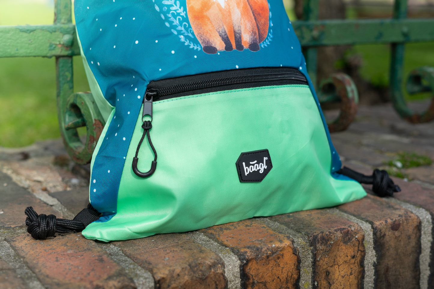 Gym sack with zip pocket Foxie