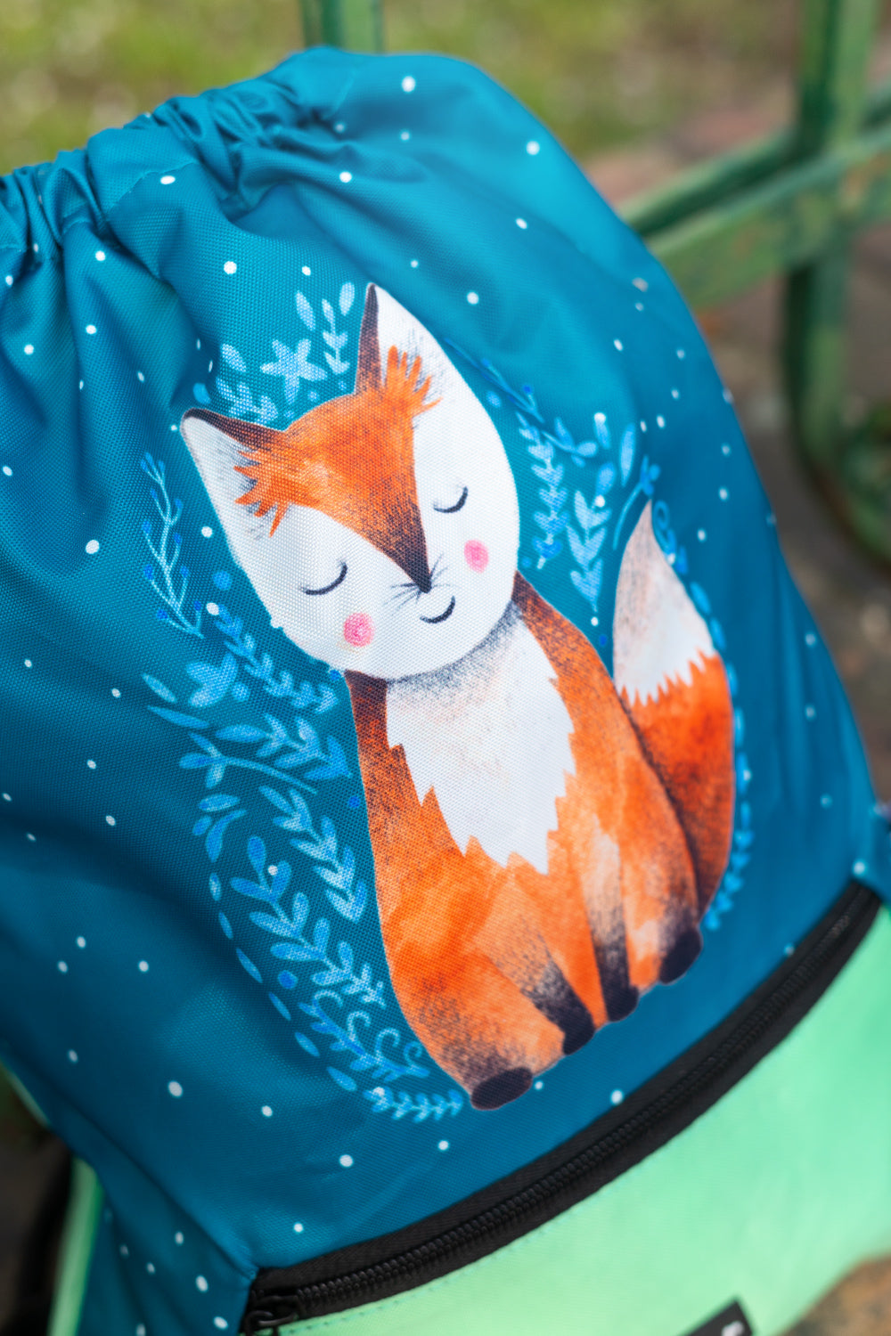 Gym sack with zip pocket Foxie