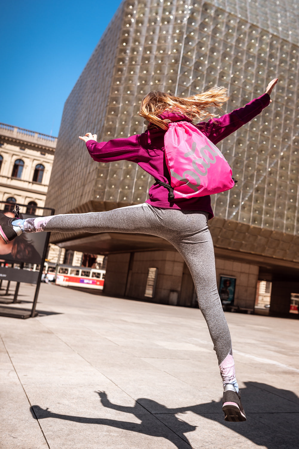 Gym sack Skate Pink