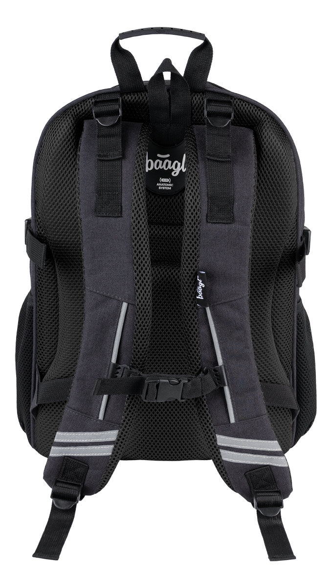 School backpack Logo Black