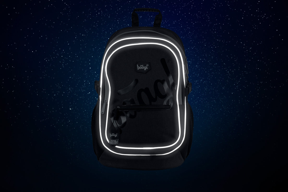 School backpack Logo Black