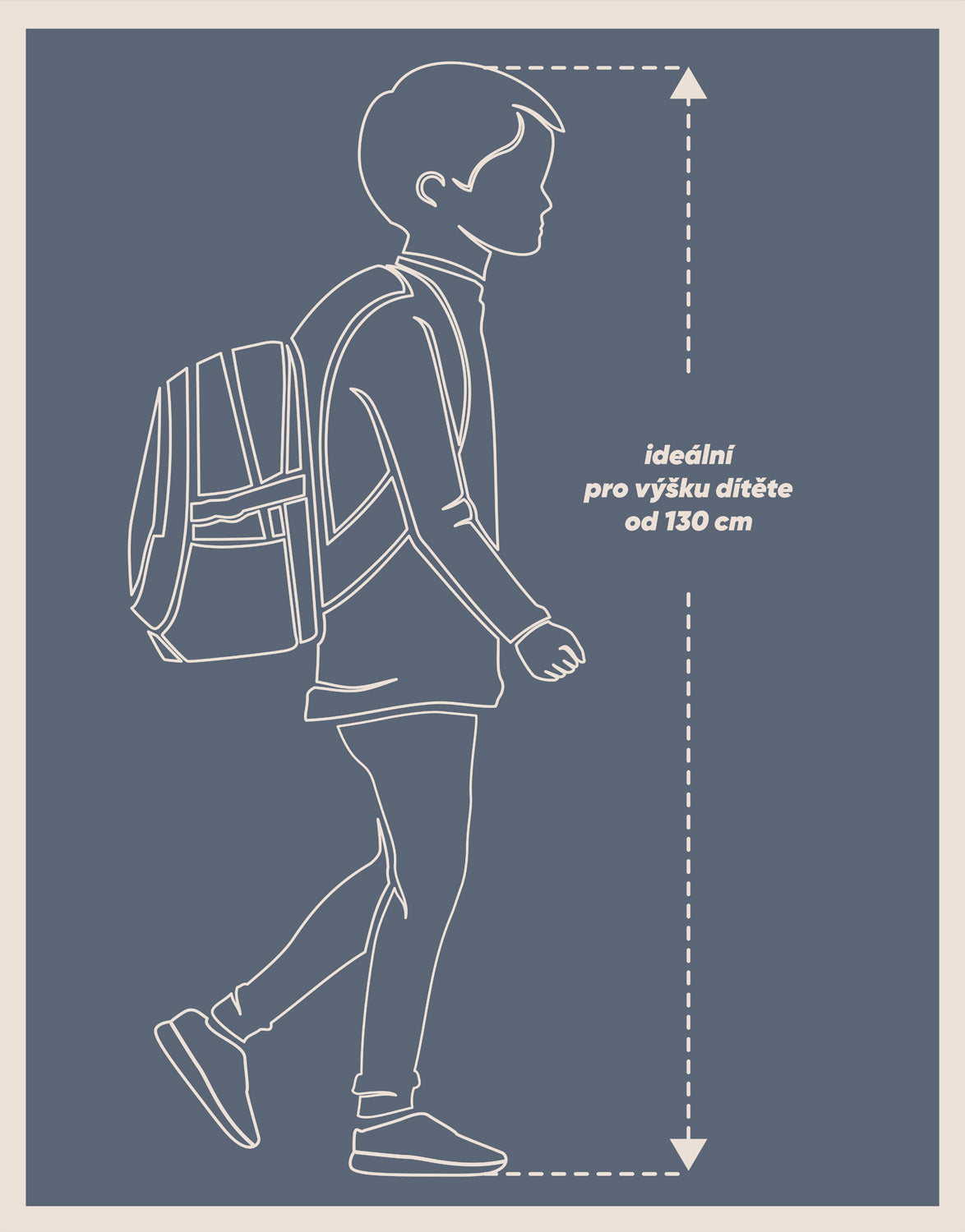 School backpack Logo Black