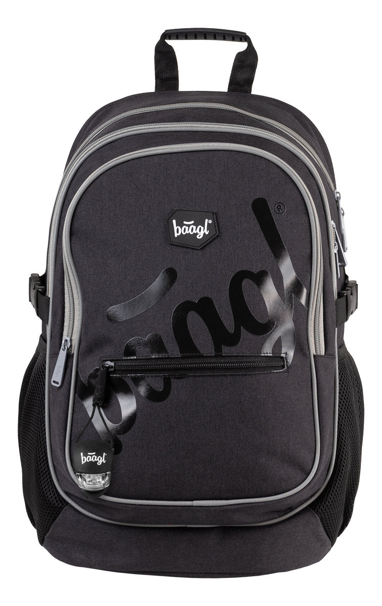School backpack Logo Black