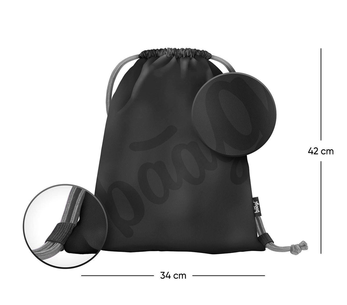 Gym sack Logo Black