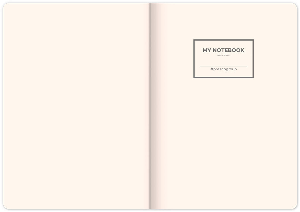 Notebook Flowers, lined, 13 × 21 cm