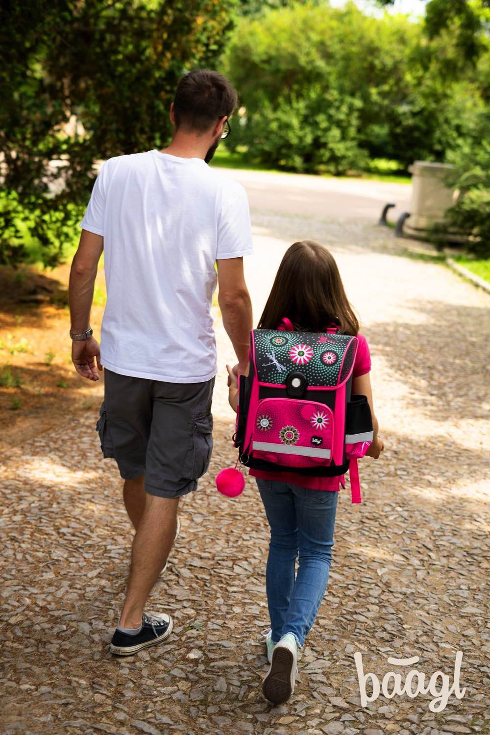 School bag Classic Flowers